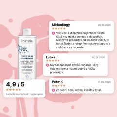 Micelárna voda na ochranu kožnej bariéry Pure Skin Barrier Protect Biotrade 400ml, hodnotenia zákazníkov Micelárna voda na ochranu kožnej bariéry Pure Skin Barrier Protect Biotrade 400ml, hodnotenia zákazníkov