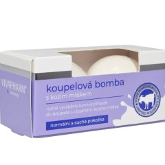 Badebomben mit Ziegenmilch Vivaco 2 Stk.