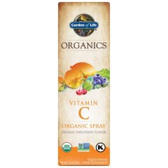 Witamina C w sprayu Organic o smaku pomarańczy i mandarynki Garden of Life 58ml