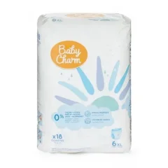 Super Dry Flex PANT Size 6 XL 15+ BabyCharm 18pcs Nappy Pants