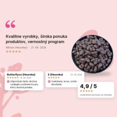 Arašidy v mliečnej čokoláde Emerosa 500g, hodnotenia zákazníkov