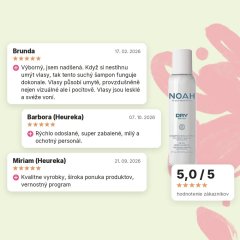 Suchý detoxikačný šampón v spreji Noah 200ml, hodnotenia zákazníkov Suchý detoxikačný šampón v spreji Noah 200ml, hodnotenia zákazníkov