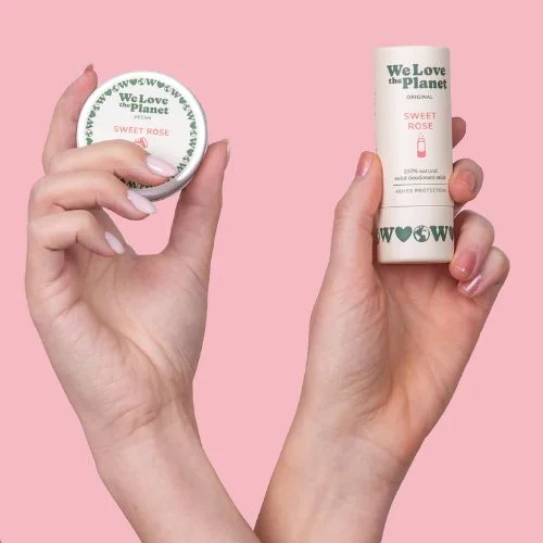 Naturalny kremowy dezodorant Sweet Rose We love the planet 35g