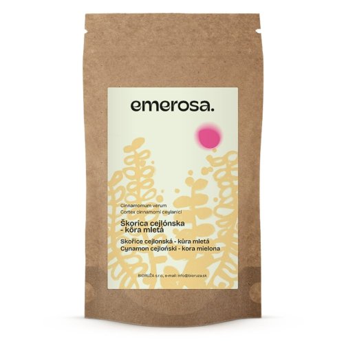 Škorica cejlónska - kôra mletá - Cinnamomum verum - Cortex cinnamomi ceylanici Emerosa
