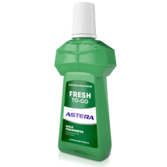 Ústní voda s mentolem proti zubnímu kazu Astera 300ml Ústní voda s mentolem proti zubnímu kazu Astera 300ml