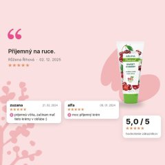 Krém na ruky Sladká čerešňa AROMA 75 ml, hodnotenia zákazníkov Krém na ruky Sladká čerešňa AROMA 75 ml, hodnotenia zákazníkov