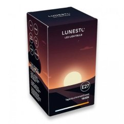 LED Oranžová žiarovka E27 bez modrej zložky na lepší spánok Lunesto