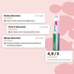 Zubná kefka Ultra Soft s ergonomickým zahnutím 6580 štetín svetlo fialová s ružovými štetinami Nordics Oral Care, hodnotenia zákazníkov Zubná kefka Ultra Soft s ergonomickým zahnutím 6580 štetín svetlo fialová s ružovými štetinami Nordics Oral Care, hodnotenia zákazníkov