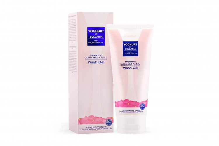 Čistící gel na obličej s organickým růžovým olejem YOGHURT OF BULGARIA 200 ml