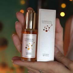 Nočné pleťové olejové sérum Omega+ Wooden Spoon 30ml