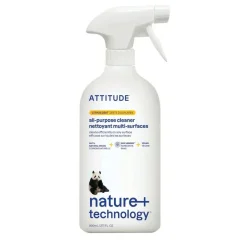 Univerzális tisztító ATTITUDE Nature+ citromhéj illattal permetezővel 800ml