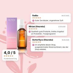 Feuchtigkeitsspendendes Blüten-Tonic Luminous Rose Alteya Organics 120ml, Kundenbewertung