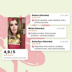 Farba na vlasy - tmavý blond č.17 Aroma Color, hodnotenia zákazníkov