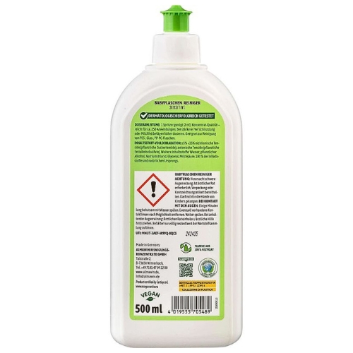 AlmaWin płyn do czyszczenia butelek dla niemowląt 500 ml
