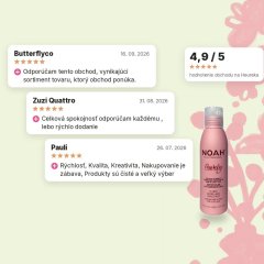 Tvarujúci vlasový krém pre kučeravé vlasy Noah 125ml, hodnotenia zákazníkov Tvarujúci vlasový krém pre kučeravé vlasy Noah 125ml, hodnotenia zákazníkov