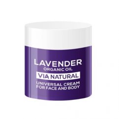 Uniwersalny krem ​​do twarzy i ciała z organicznym olejkiem lawendowym Lavender 200ml