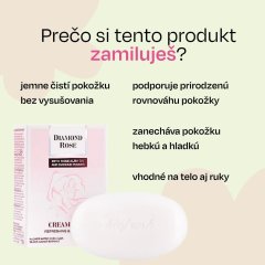 Krémové mydlo Diamond Rose Biofresh 100 g
