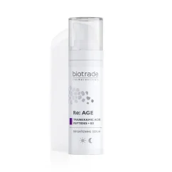 Rozjasňující pleťové sérum s 5% kyselinou tranexamovou, 5% niacinamidem a peptidy Age Brightening Biotrade 30ml