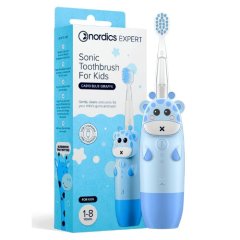Sonische Kinderzahnbürste Blaue Giraffe 1-8 Jahre Nordics Oral Care