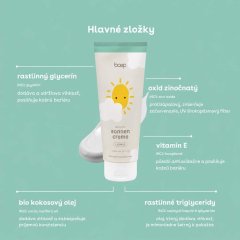 Prírodný opaľovací krém sensitive spf 50 Boep 100ml