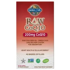 RAW koenzym Q10 Garden of Life 60 szt.
