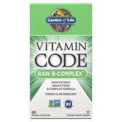 Vitamin Code RAW Kompleks witamin B Garden of Life 60 szt.
