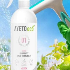 Uniwersalny środek czyszczący Ekologiczne sprzątanie domu Ayeto Eco 1l