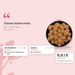 Mandle v mliečnej čokoláde a škorici 500g Emerosa, hodnotenia zákazníkov Mandle v mliečnej čokoláde a škorici 500g Emerosa, hodnotenia zákazníkov