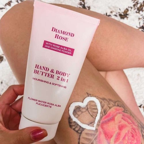 Pielęgnujące masło do ciała i rąk 2w1 Diamond Rose Biofresh 150 ml