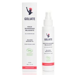 Relaxační masážní olej s ylang-ylangem a pačuli Goliate 100ml