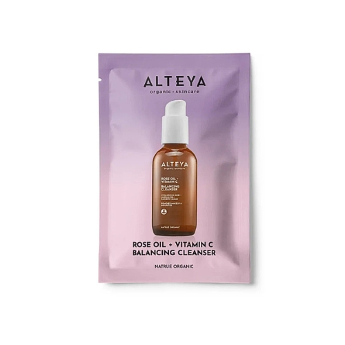 Delikatne mleczko oczyszczające Luminous Rose Alteya Organics próbka 3ml
