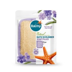 Naturalny peeling z gąbki roślinnej z mydłem szałwiowym w środku Balmy Naturalny peeling z gąbki roślinnej z mydłem szałwiowym w środku Balmy