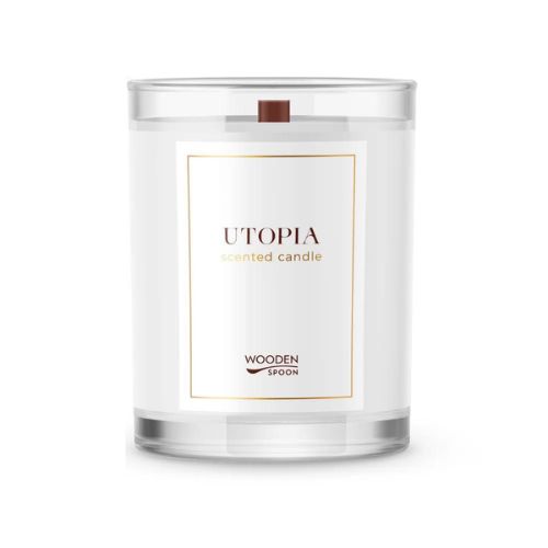 Świeca zapachowa sojowa Utopia Wooden Spoon 200g