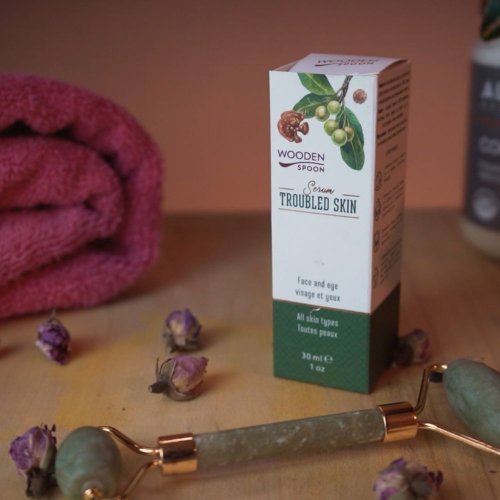 Szérum problémás bőrre tamanu- és marulaolajjal Wooden Spoon 30ml