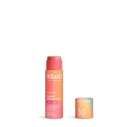 Tónujúci balzam na pery SPF 30 ATTITUDE Oceanly - Baby Rose 8,5g