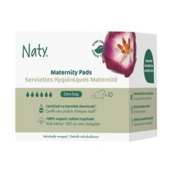 Dámské mateřské vložky po porodu Naty 10ks