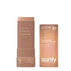 Toning 100% mineral protective bar for face and lips ATTITUDE (SPF 30) without fragrance 20g Toning 100% mineral protective bar for face and lips ATTITUDE (SPF 30) without fragrance 20g