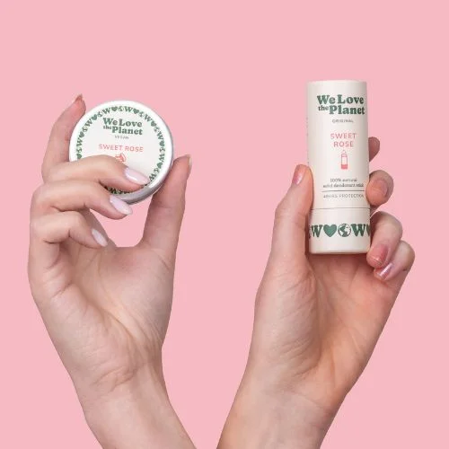 Natürliches festes Deodorant Sweet Rose We love the planet 40g