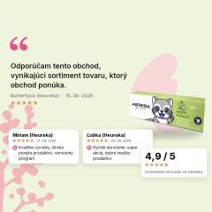 Zubná pasta 6+ Jablko Astera KIDS 65ml, hodnotenia zákazníkov