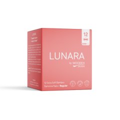 Rozložiteľné bambusové Regular menštruačné vložky Lunara Wooden Spoon 12ks