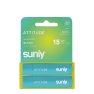 Minerálny balzam na pery ATTITUDE Sunly SPF 15 bez vône - duopack 2 x 4,25 g