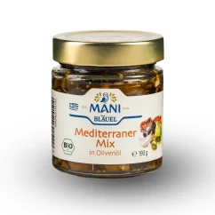 Středomořská směs v olivovém oleji organická MANI 190g