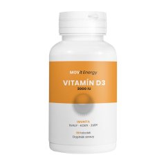 Vitamin D3 2000 I.U. 50 mcg MOVit Energy 90 kapslí