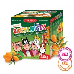 Rakytníček multivitamínové žalatínky s rakytníkom TEREZIA 70ks