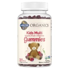 Organiczne multiwitaminy dla dzieci do ssania o smaku wiśniowym Garden of Life 120 szt.