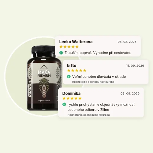 Maca peruánska Hrotlife 90 kapsúl, hodnotenia zákazníkov