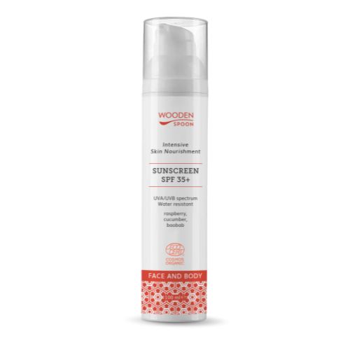 Opaľovacie mlieko na telo a tvár SPF 35+ Wooden Spoon 100ml