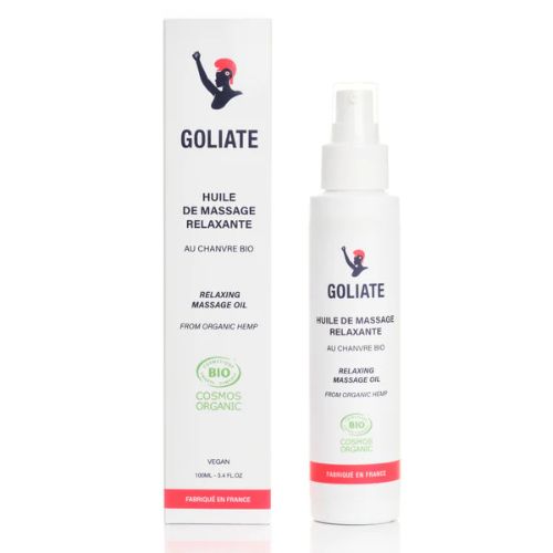 Relaksujący olejek do masażu z ylang-ylang i paczulą Goliate 100ml