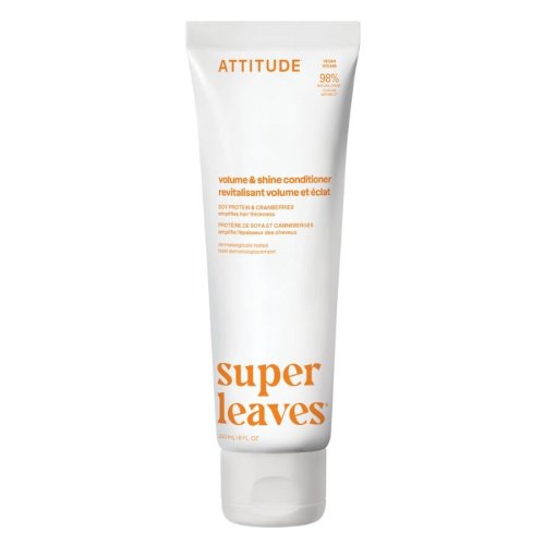 Prírodný kondicionér ATTITUDE Super leaves lesk a objem - sójový protein a brusnice 240 ml