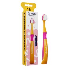 Detská zubná kefka od 3+ rokov Soft 9240 štetín oranžová morská panna Nordics Oral Care Detská zubná kefka od 3+ rokov Soft 9240 štetín oranžová morská panna Nordics Oral Care